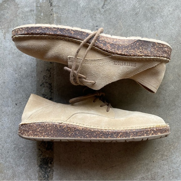 Birkenstock Shoes - Womens Birkenstock Gary Convertible Derby shoes US Ginger Suede
Size 39 8-8.5